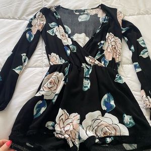 kendall and kylie floral romper